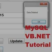 MySQL VB NET Tutorial 8 Deleting Selected Data From Database