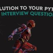 A Python Coding Interview Question From Amazon