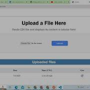 CSV Upload Coding Ninja Skill Test
