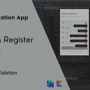 Login Register ReactiveX RxJava Auth App Android Kotlin Tutorial Part 2 Validation