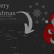 Asmr Progamming Wishing Merry Christmas With Python Programming Asmr Asmrprogramming Lofi