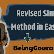 Revised Simplex Method Standard Form I In Easy Way