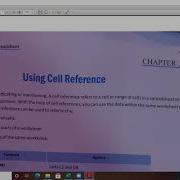 Ch 13 Using Cell Reference