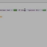 Search And Print The Delimiter Of A File In Linux Using Shell Script