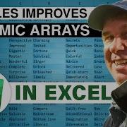 Excel Charles Williams Excel Revolution Making Dynamic Arrays Better Episode 2310