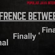 Final Finally And Finalize Explained Java Interview Questions 2024 Important