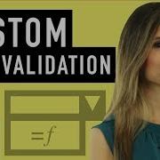 Excel Custom Data Validation Use Formulas To Check For Text Numbers Length