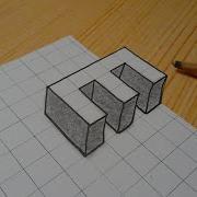 Easy 3d Drawing Letter E How To Draw Capital Alphabet For Beginners Shorts