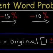 Percent Word Problems Sales Tax Discount Finding The Original Price