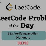 953 Verifying An Alien Dictionary Leetcode Java TechCoder A V