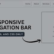 Responsive Navbar Using Only HTML CSS No JavaScript Beginner Friendly Tutorial