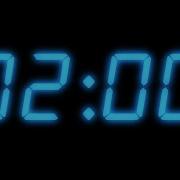 2 Minute Blue Neon Countdown Timer Electronic Beats