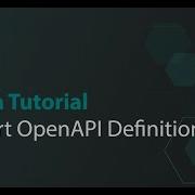 Import OpenAPI Definitions