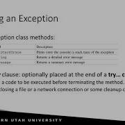 Java Exception Handling Part 1