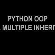 Python OOP MRO And Multiple Inheritance
