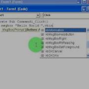Visual Basic 6 First Application Hello World