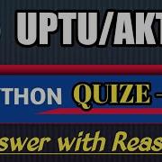 Python Programming Quiz 9th Week Quiz Solution 2021 Python Quiz 9 Solution 2021