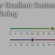 JSlider Gradient Custom Using Java Swing UI