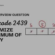 Minimize Maximum Of Array Leetcode 2439 Python