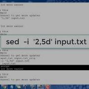 09 Stream Editor Sed Part 1