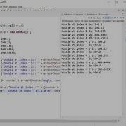 Java 16 1 Dimensional 1D Array Of Double For Loop Printf And Println Methods Java