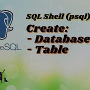 Tutorial Create Database Table With SQL Shell Psql Windows 11 2023 Postgresql Createdatabase