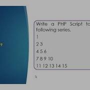 PHP Nested Loop Exercise 1 Video Tutorials