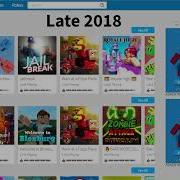 Evolution Of Roblox Layout Late 2017 Late 2020 Part 3