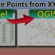 Import CSV Excel Coordinates Into QGIS