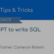 Use ChatGPT To Write SQL In Salesforce Marketing Cloud