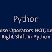 24 Bitwise Operators NOT Left Shift Right Shift In Python