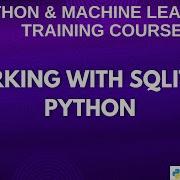 SQLite In Python Python Tutorial 2025