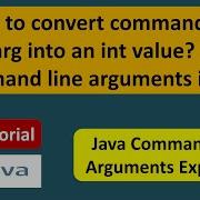 Exploring Command Line Arguments In Java Applications Java Command Line Arguments Java Tutorial