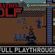 Commodore 64 C64 Longplay Operation Wolf Complete Arcade Classic Port