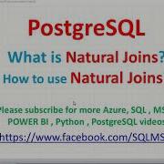 Postgresql Tutorials Natural Joins In Postgresql Postgresql Joins