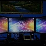 Futuristic Theme Alienware Triple 3D Monitors And Alienware Aurora R4