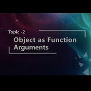 Array Of Object And Passing Object As Function Argument