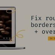 Fix Border Gap And Corner Overflow For Video Blocks Squarespace 7 1