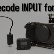 Вход реального временного кода FX3 и FX30 Sony VMC BNCM1