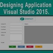 1 Как создать простое настольное приложение на C Проектирование приложения в Visual Studio 2015