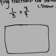 Multiplying Proper Fractions Box Method