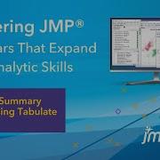 Mastering JMP Creating Summary Tables Using Tabulate