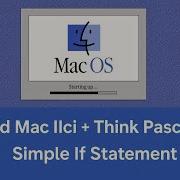 Old Mac IIci Think Pascal How To Use Simple If Statements Retro Coding 1990