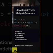 Can You Guess The Output Of This JavaScript Code Coding Javascript