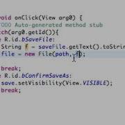 Android Application Development Tutorial 108 InputStream And OutputStream