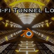 Sci Fi Corridor Tunnel Loop Blender Tutorial