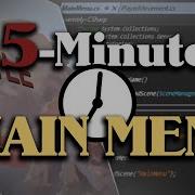 5 Minute MAIN MENU Unity Tutorial
