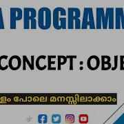 Java Oop Concept Object Malayalam Calicut University Bca Bsc Cs Fifth Semester