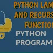 27 Python LAMBDA RECURSION Tutorial For Beginners Python Tutorial For Beginners Teksolutions