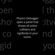 Tips 26 Physics Debug In Unity 3d Learn Unity Game Developer Unity Unitygamedevelopment